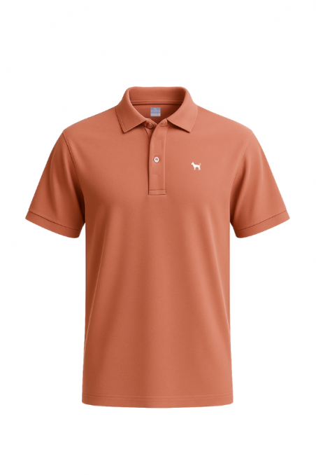 Polo básico SALMÓN SS25